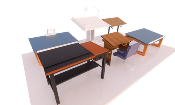 Chia sẻ bộ Family Bàn vẽ trong Revit - Revit.vn