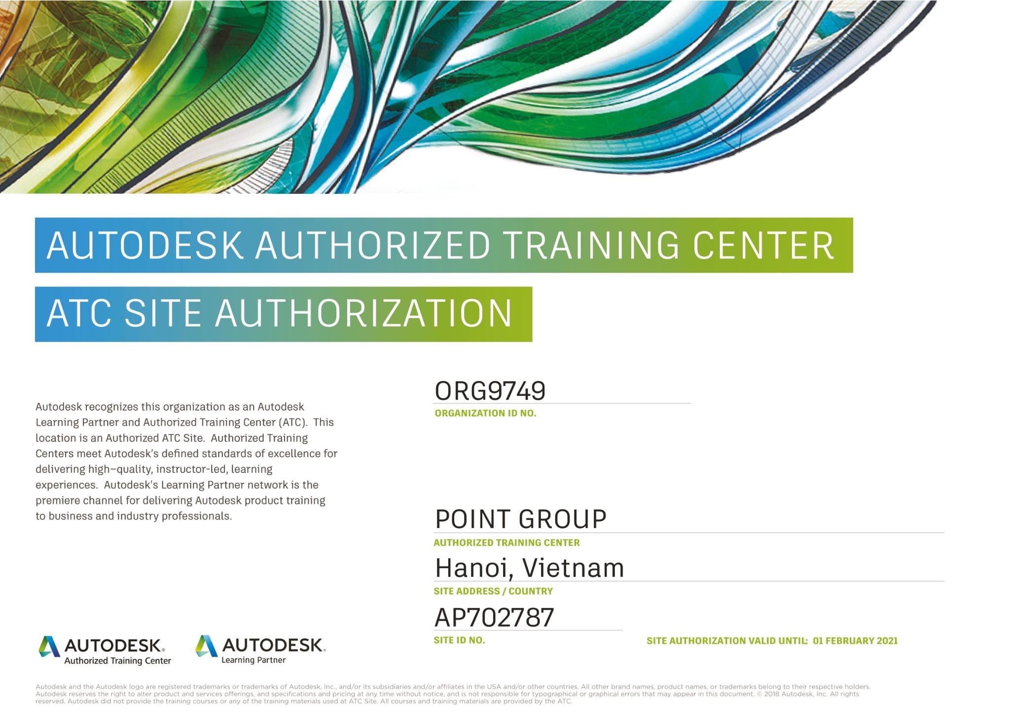 trung tâm ủy quyền autodesk