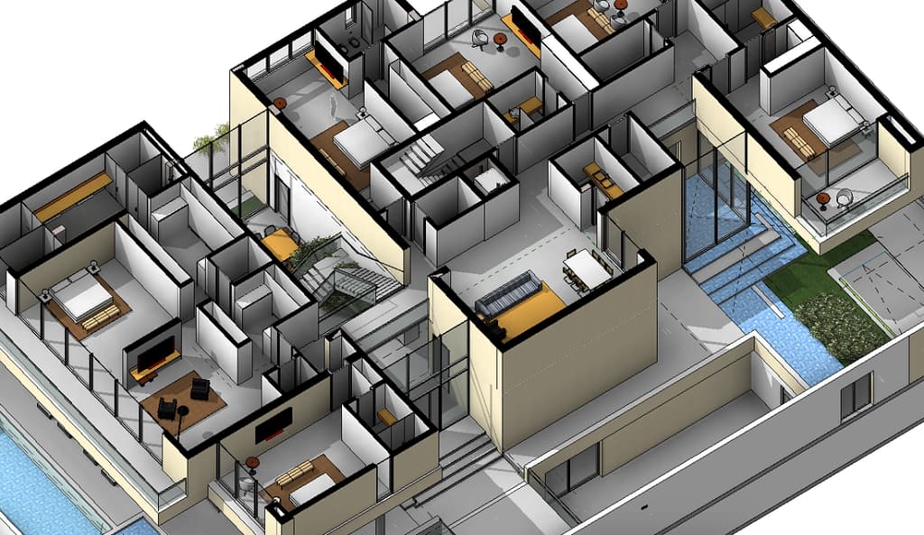 Revit tạo mô hình 3D chính xác