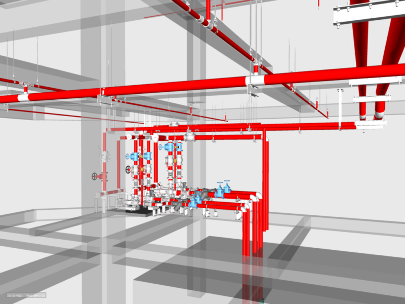 Revit Mep Rrender Lợi ích của việc Combine MEP Revit so với CAD