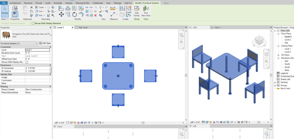 Revit Nested Family khi nào dùng